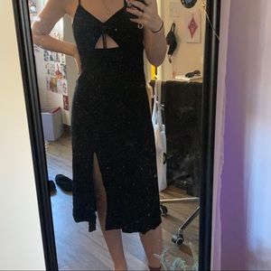 Topshop flowy midi dress